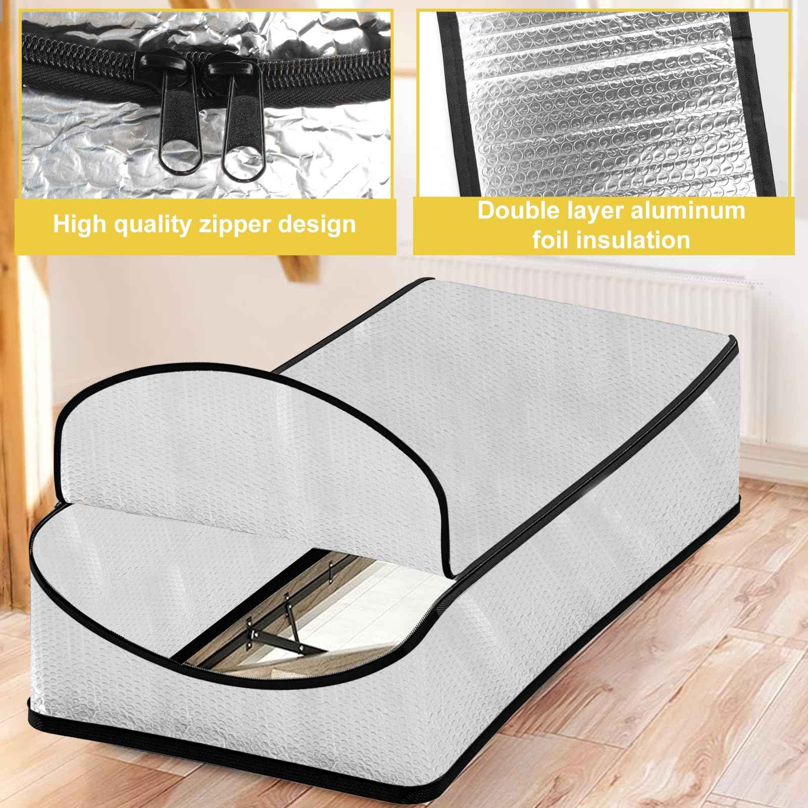 Attic Stairway Insulation Cover 25”x54”x11”, Attic Stairs Door Ladder Insulator Pull Down Tent with