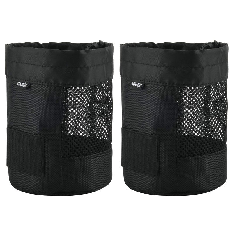 Cosmos Golf Ball Storage Bag - Pack of 2, Nylon Mesh Net, Drawstring Pouch for Golf Tees & Club Ball Organizer