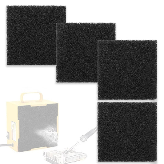 Terixe 4-Pack Replacement Filter for Kotto Solder Smoke Absorber – Activated Carbon Extractor Filters for Kotto Fume – Smoke Trap Replacement Filter & Fume Extractor Filter Replacement