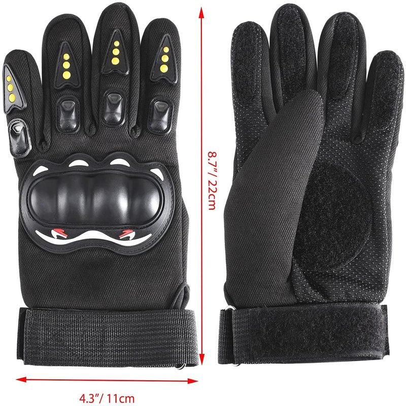 WENGINS Skateboard Gloves, Skateboard Gloves with Sliders, Longboard Downhill Slide Outdoor Skate Gloves, 3 Slider Available Suitable for Beginner Advanced Players (Black Set)