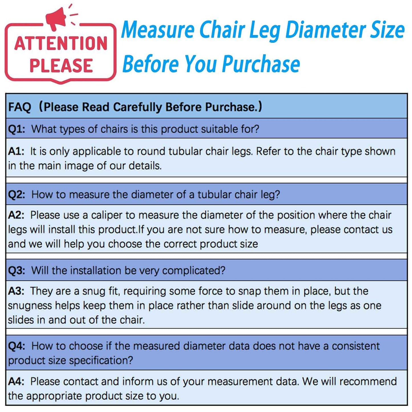 Rectangle U Shaped Chair Leg Tips Cap with Felt Pads,Furniture Feet Protector Slide Smoothly Glides,Protect Hardwood Floor No Scratches No Noise,Fit 16mm(5/8inch) Diameter Tubular Legs (Black 32PCS)