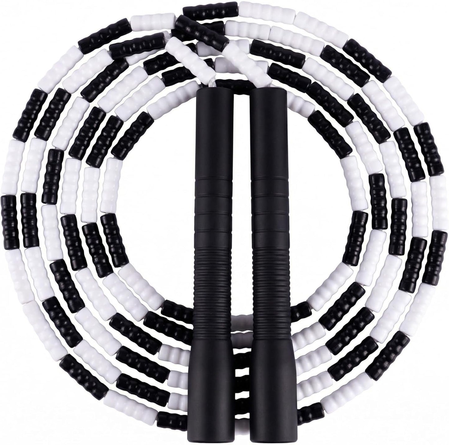 YUEDONG Soft Beaded Jump Rope - Adjustable Tangle-Free Design with Anti-Slip Handles | Recommended by World Champion Luke Boon