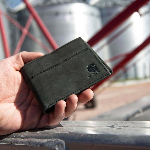 Carhartt Men's Saddle Leather Wallet - Stylish Casual Design | Multiple Colors Available