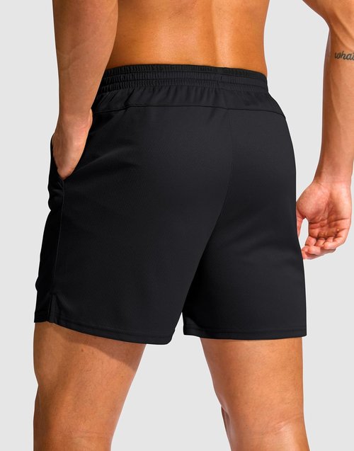 G Gradual Men's Athletic Running Shorts - Lightweight Quick-Dry with Zipper Pocket | 5"/7" for Gym & Tennis