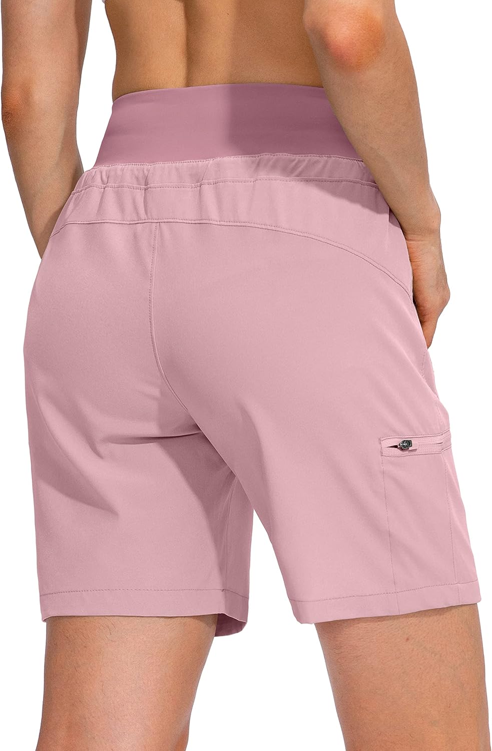 Obla Women's Hiking Cargo Shorts - Quick Dry, High Waisted, 7-Inch Length for Summer Adventures