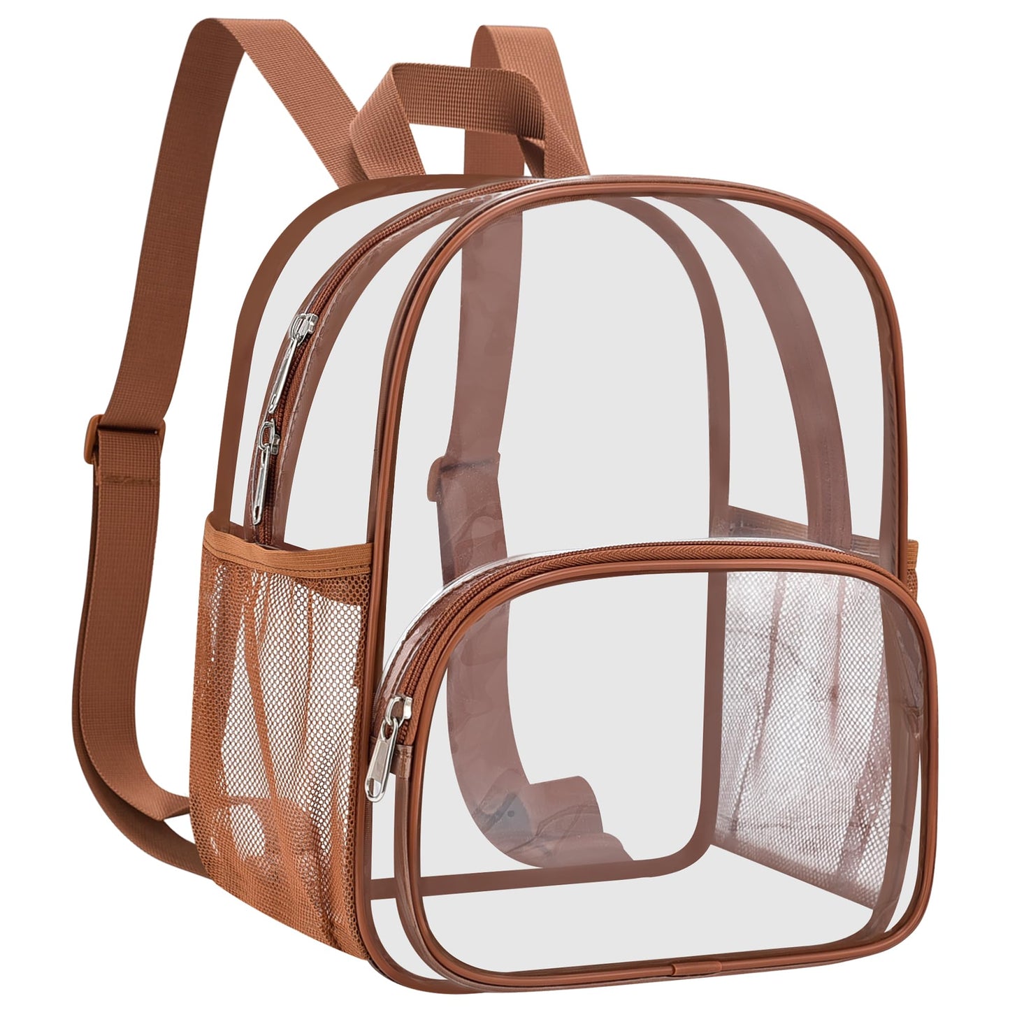 USPECLARE Clear Backpack for Stadium Events Small Clear Backpack 11.5x9.5x6 for Concert Sport Events Work Travel