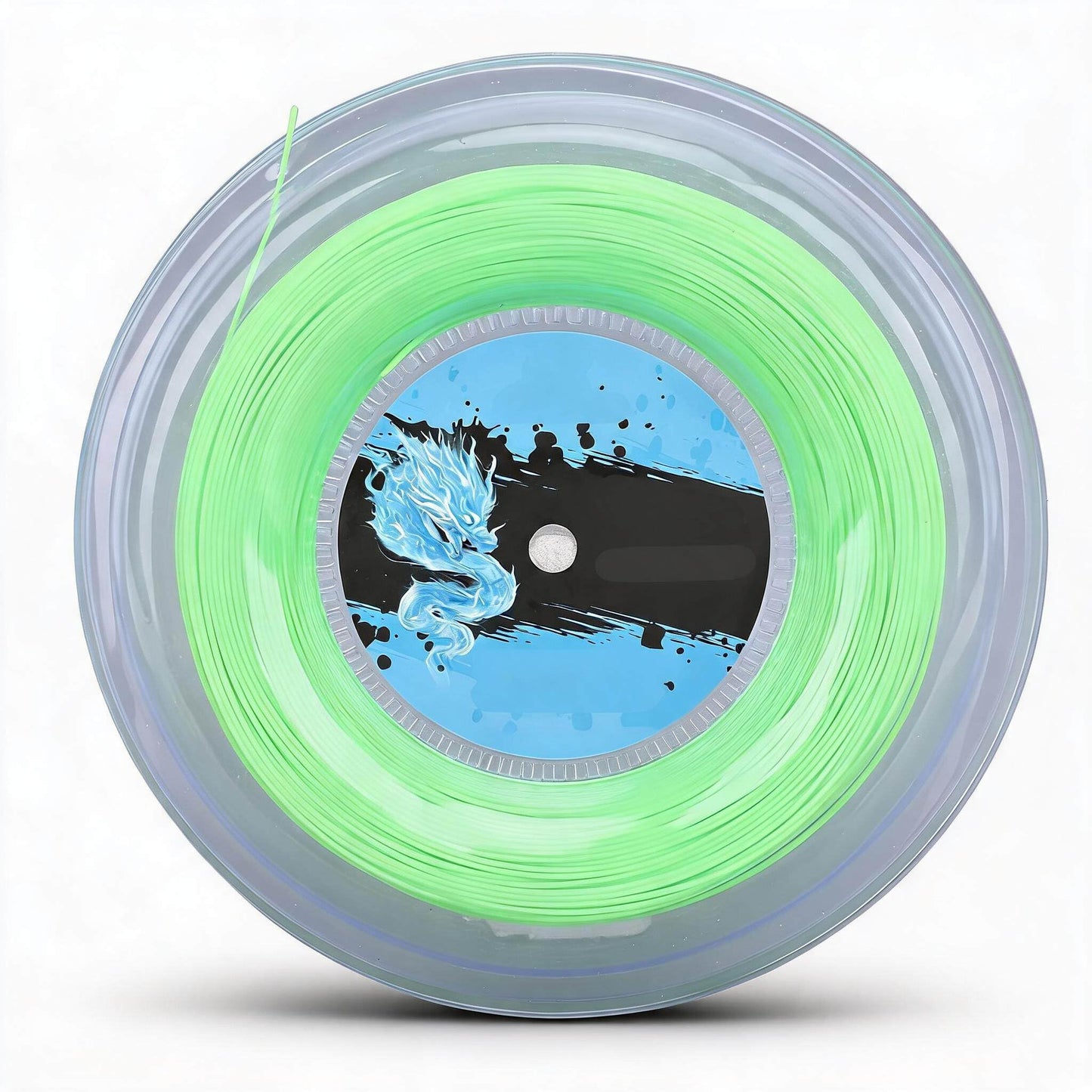 Tennis String Reel - 200m/656.17ft Tennis Strings Premium Polyester, Reel Tennis String for All Training Levels & , Fluorescent Green