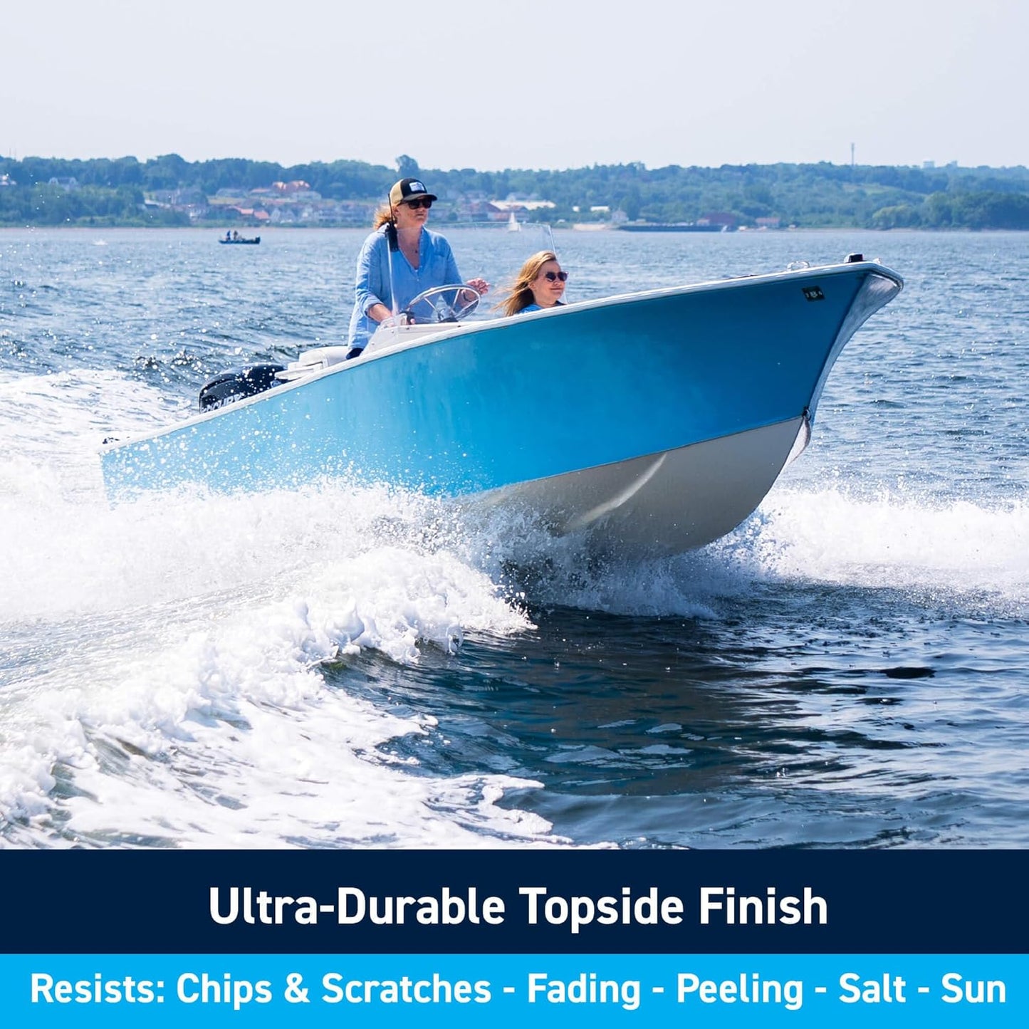TotalBoat Wet Edge Marine Paint - Premium Polyurethane Coating for Boats & RVs | White, Gallon Size