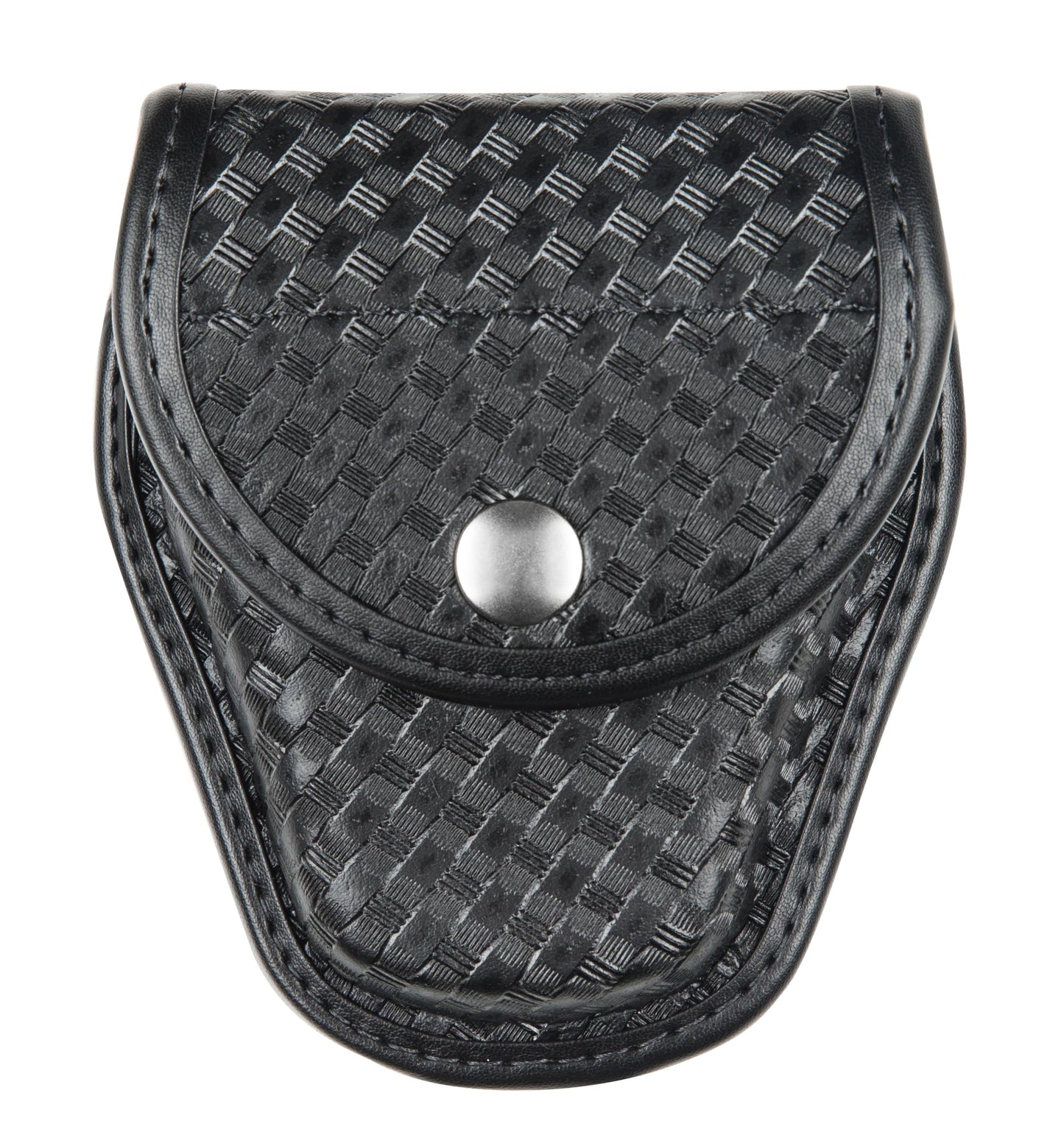 Bianchi AccuMold Elite 7900 Chrome Snap Covered Cuff Case (Basketweave Black, Size 1)