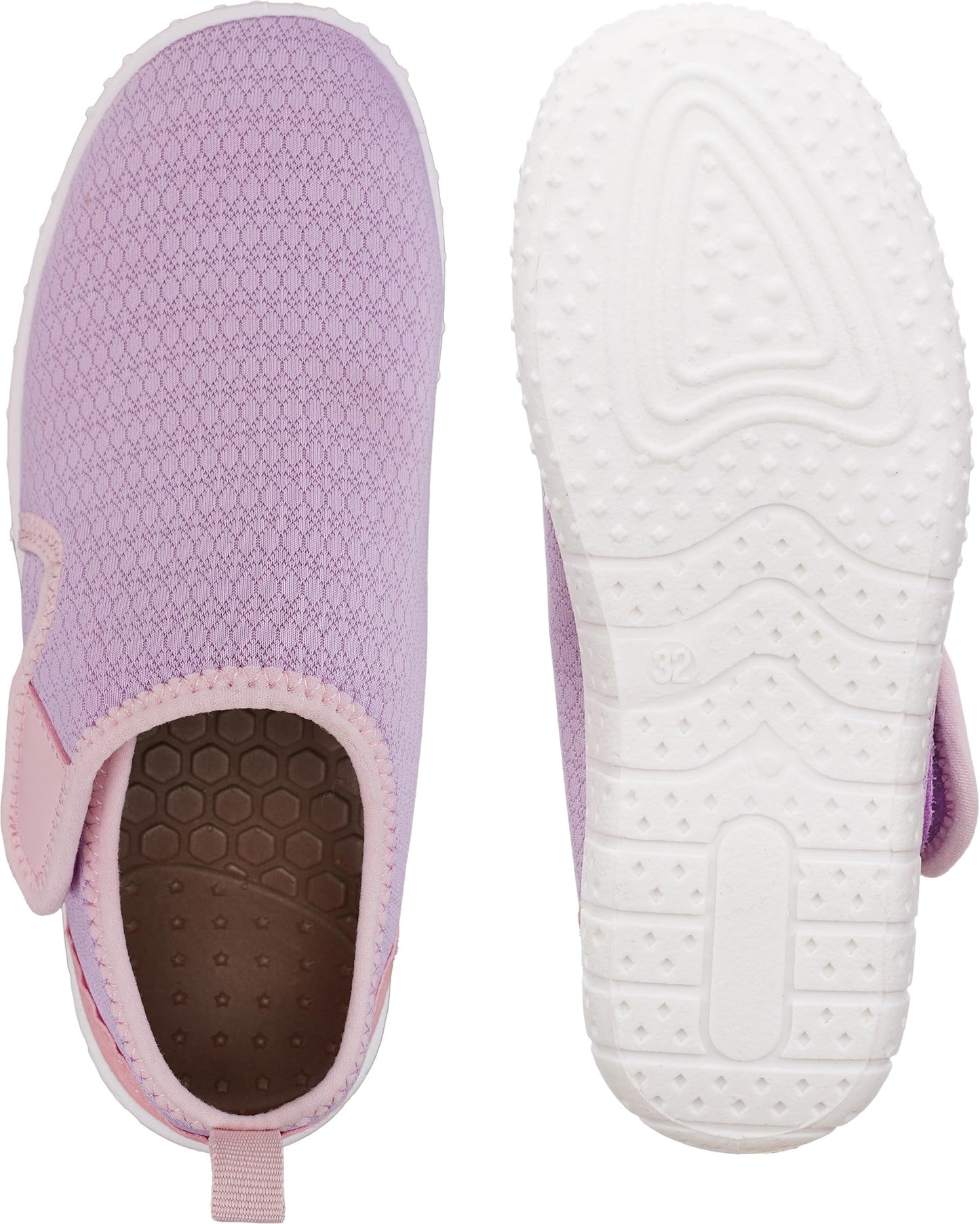 WHITIN Water Shoes for Kids/Girls/Boys Quick Dry Swim Aqua Socks Purple 2