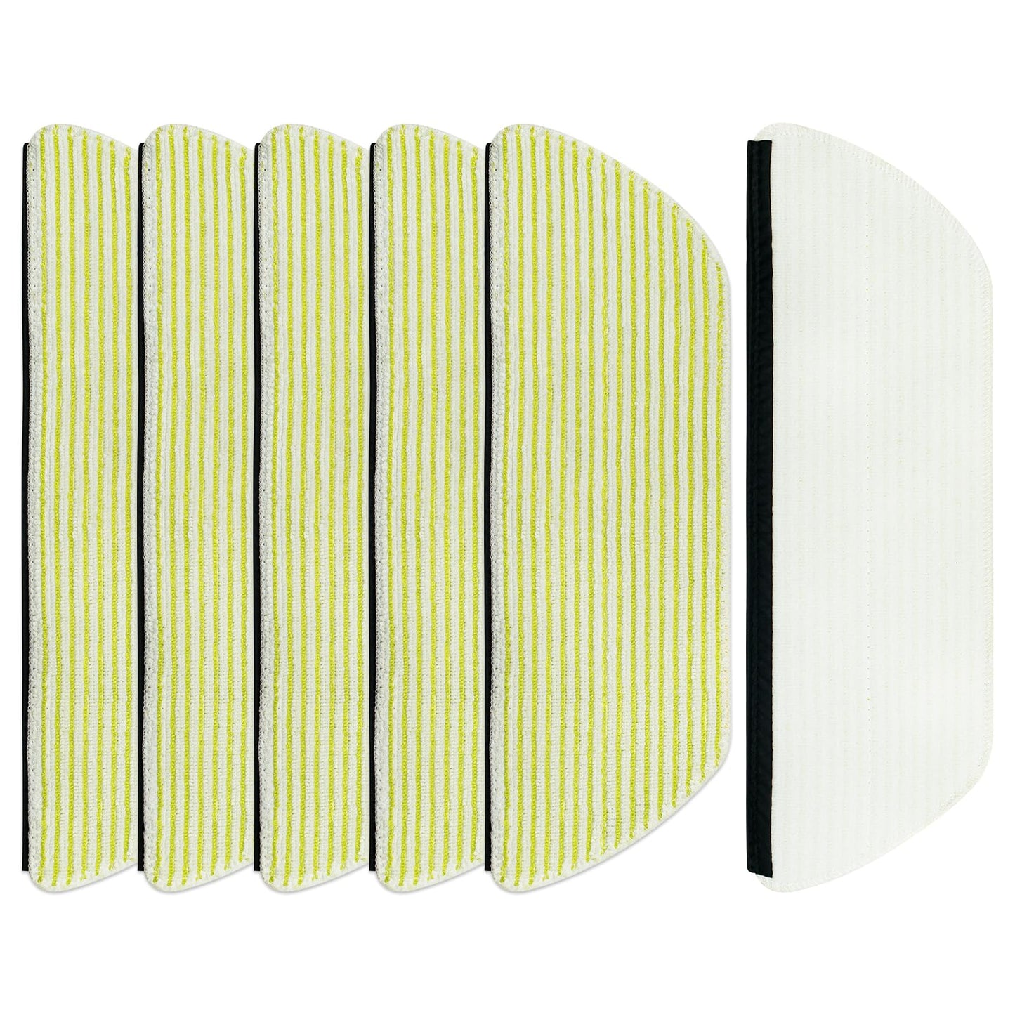 6 Pack Microfiber Vacmop Replacement Pads Compatible with Shark AV2800ZE RV2820YE AV2810YS RV2820ZE AV2820S PowerDetect NeverTouch Robot Vacuum Cleaner,Reusable Mop Vac Pads Vac Mop Pads Refills