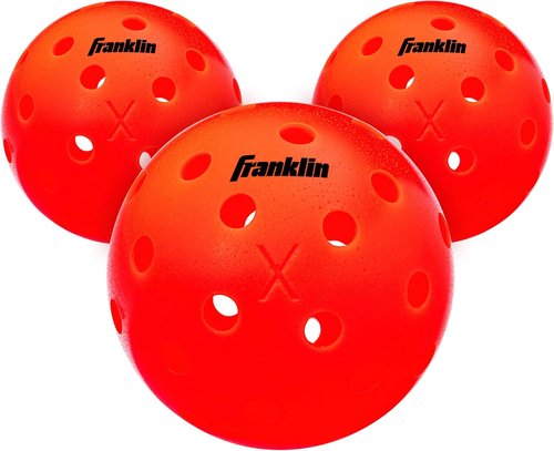 Franklin Sports X-40 Outdoor Pickleballs - Official USA Pickleball Tournament Balls | Regulation Size