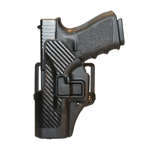 BLACKHAWK Serpa CQC Carbon Fiber Appliqué Finish Concealment Holster, Size 28, Right Hand, (Beretta Storm PX-4)