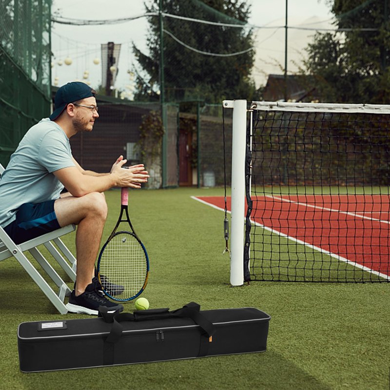GYXZ Foldable Tennis Ball Cart Holds 180 Balls Wheeled Tennis Ball Hopper Sports Teaching Carts with Storage Bag, Light Auminum Alloy