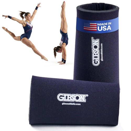 Gibson Athletic Wrist Saver Neoprene Wristband, Black, Medium