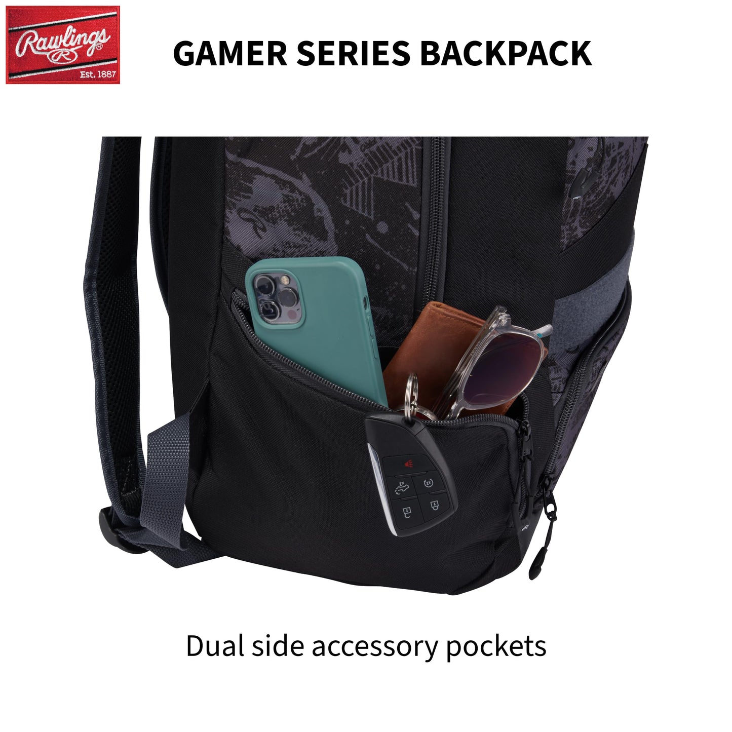 Rawlings | GAMER SERIES Backpack | Baseball/Softball | Pink
