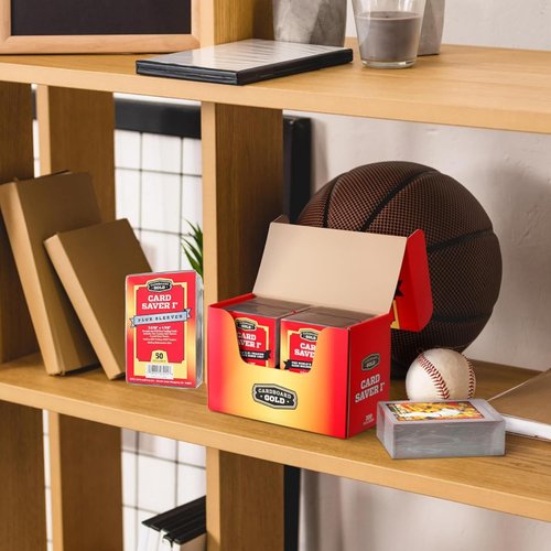 Cardboard Gold Card Saver 1 - 1000 Count Semi-Rigid Card Holders | PSA-Approved Trading Card Protectors