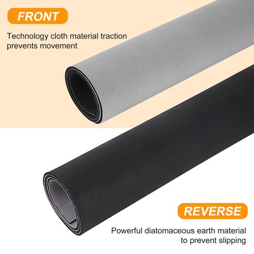 Wiojtry Non-Slip Workout Mat for Under Desk Elliptical (19.7 * 23.6“) Apply to Foot and Leg Pedal Exerciser for Seniors Fitness, Enhanced Stability and Floor Protection