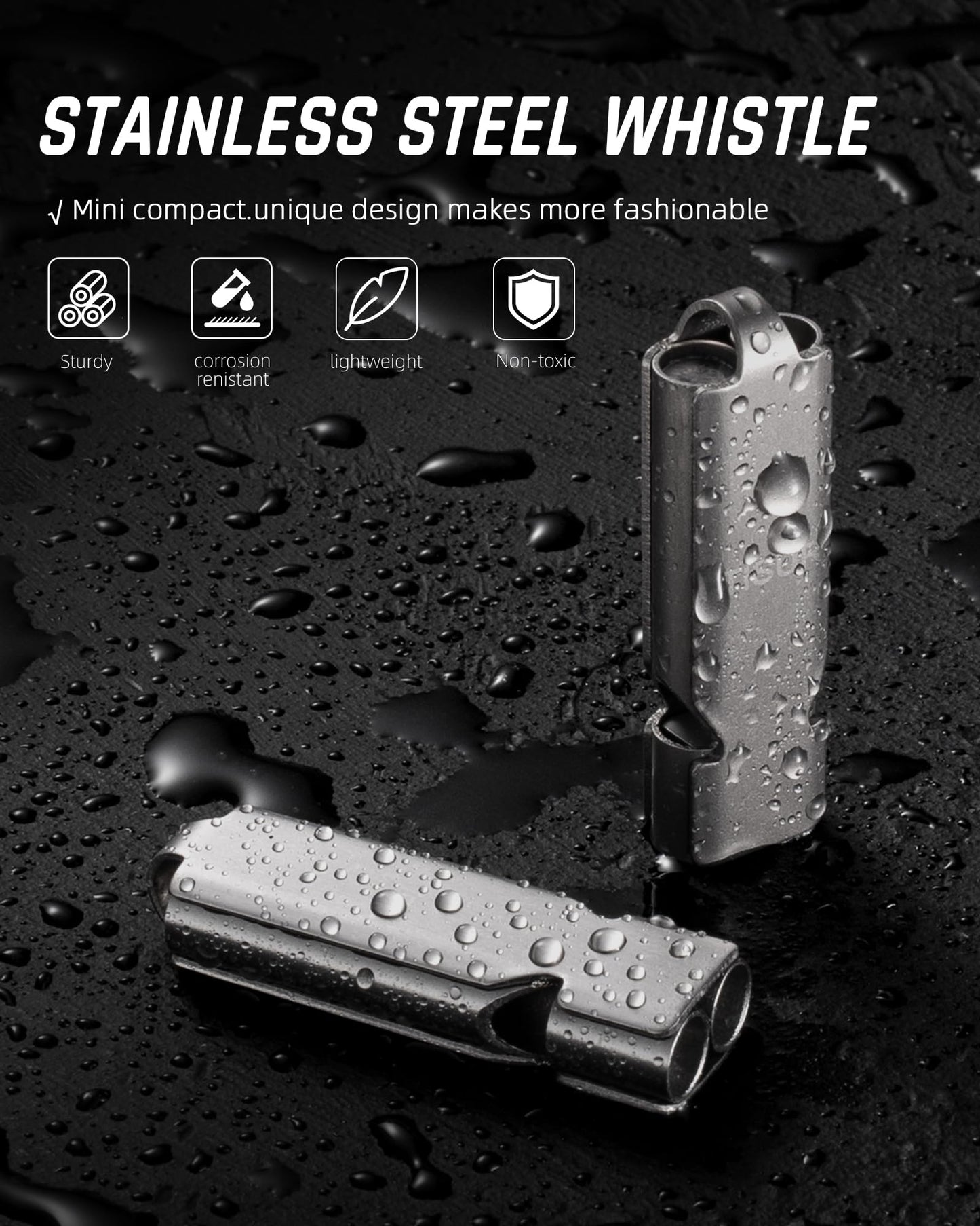 TISUR Loud Emergency Whistles,Whistle Keychain dog whistle