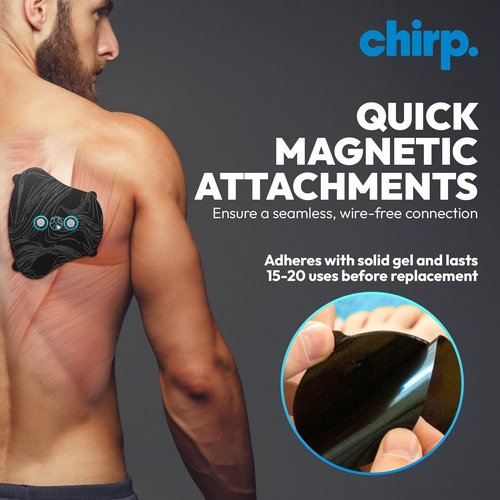 Chirp Halo Pads - Targeted Pain Relief & Deep Tissue Support for Back, Shoulders, Hips