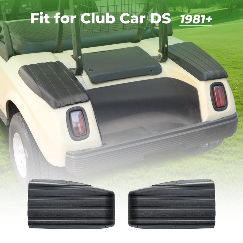 10L0L Golf Cart Rear Driver & Passenger Side Guard Set - Replacement Parts Compatible with Club Car DS 1981+up Golf Cart Models, Rugged and Durable, OEM# 101706702