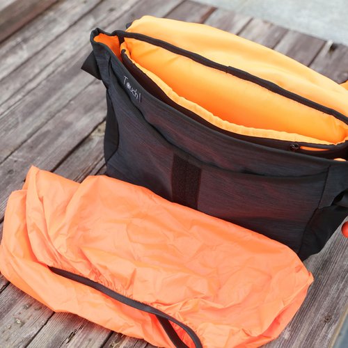 CREATOR Brompton Handlebar Bag, with Shoulder Strap Bag for Brompton Folding Bike, Bicycle Frame Bag with Rack for Commuting
