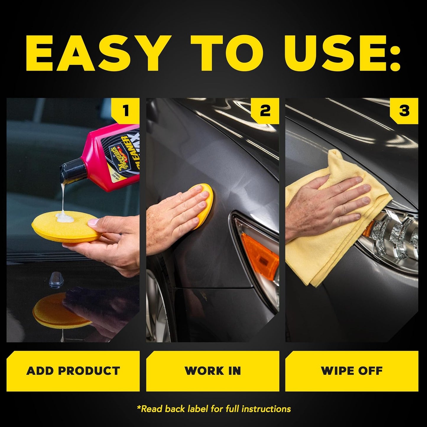 Meguiar’s Cleaner Wax - Liquid Car Wax For DIY Detailers | Cleans, Polishes & Protects - 16 Oz Bottle