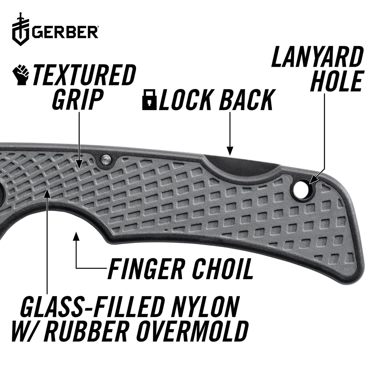 Gerber Gear US1 Pocket Knife - Plain Edge Blade Folding Knife - EDC Gear and Equipment - Grey