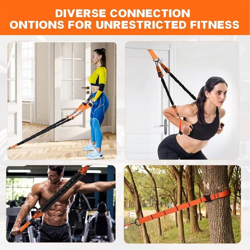 nce Bands,Adjustable Heavy Duty Pull Up Assist Workout Bands for Men, Women, and Seniors - Resistance Bands for Pull Ups,Comfortable Fabric Feet/Knee Rest,Pull Up Bar Accessories