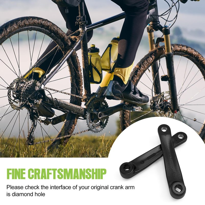 BAFANG Crank Arm Only Left Side 170mm Diamond Hole Crank