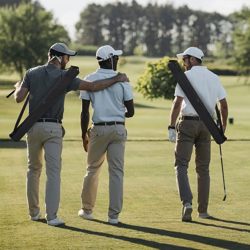 AROUY Golf Cooler Bag - Insulated Cooler Holds 6 Pack Cans, Sports Bag for Men