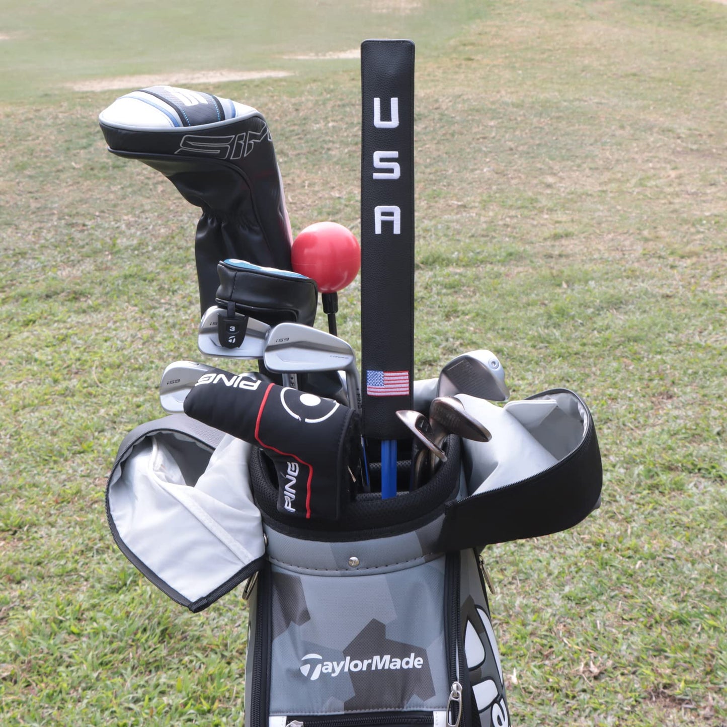 Golf Alignment Stick Cover Case Holder Hold at Least 3 Sticks