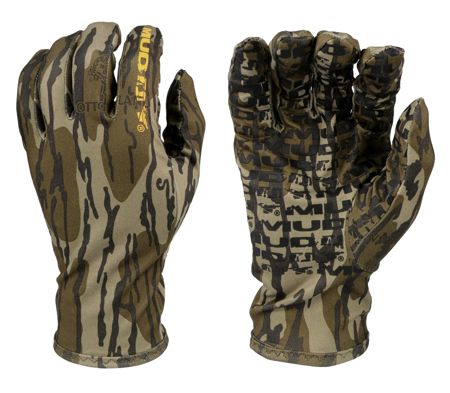 Muddy Outdoors Men's TRX Lightweight Gloves Mossy Oak Bottomland Medium