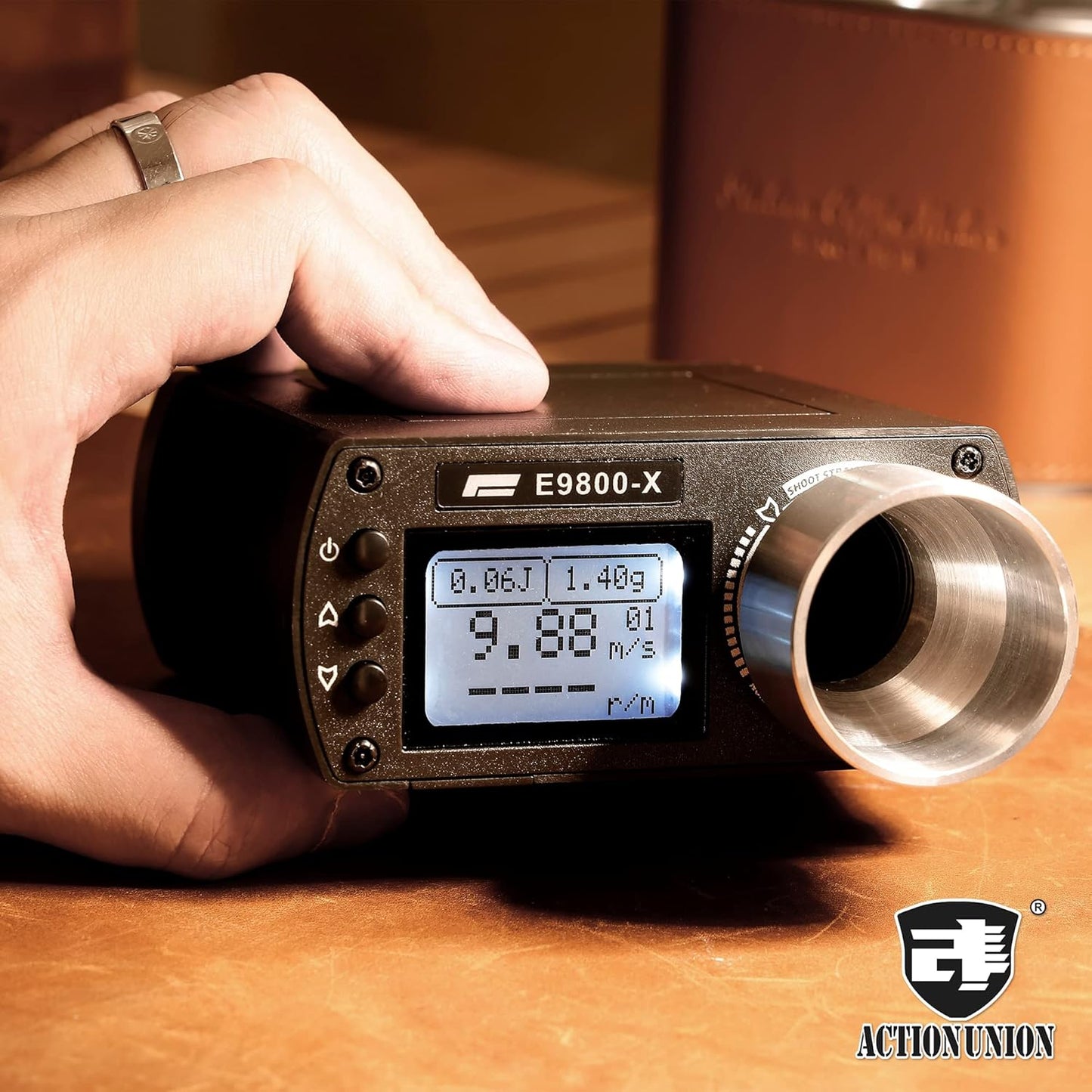 ACTIONUNION Airsoft Chronograph - High-Power Speed Tester for Accurate FPS Measurement
