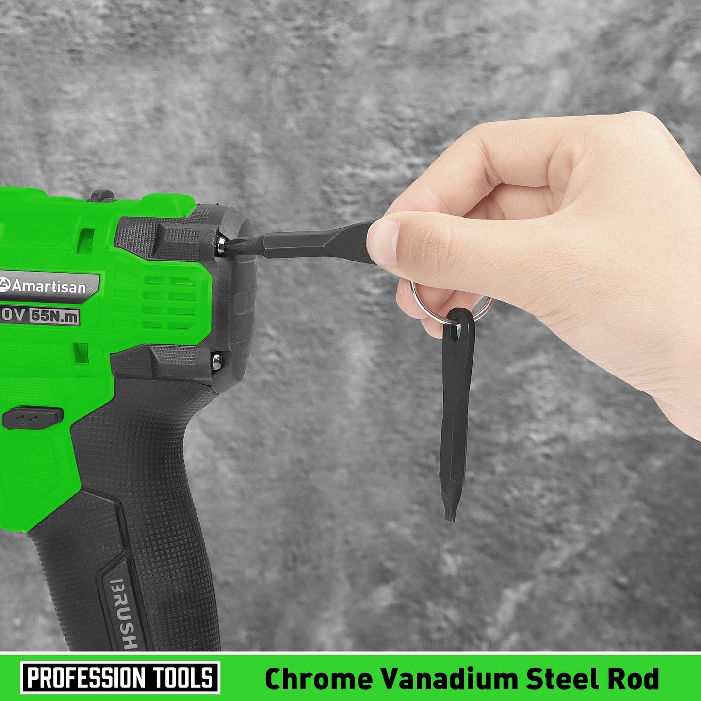 Amartisan 10-Piece Magnetic Screwdrivers Set, 5 Phillips and 5 Slotted Tips Professional Cushion Grip Screwdriver Set 2pcs Portable Multifunction Key Mini Screwdriver (Green)