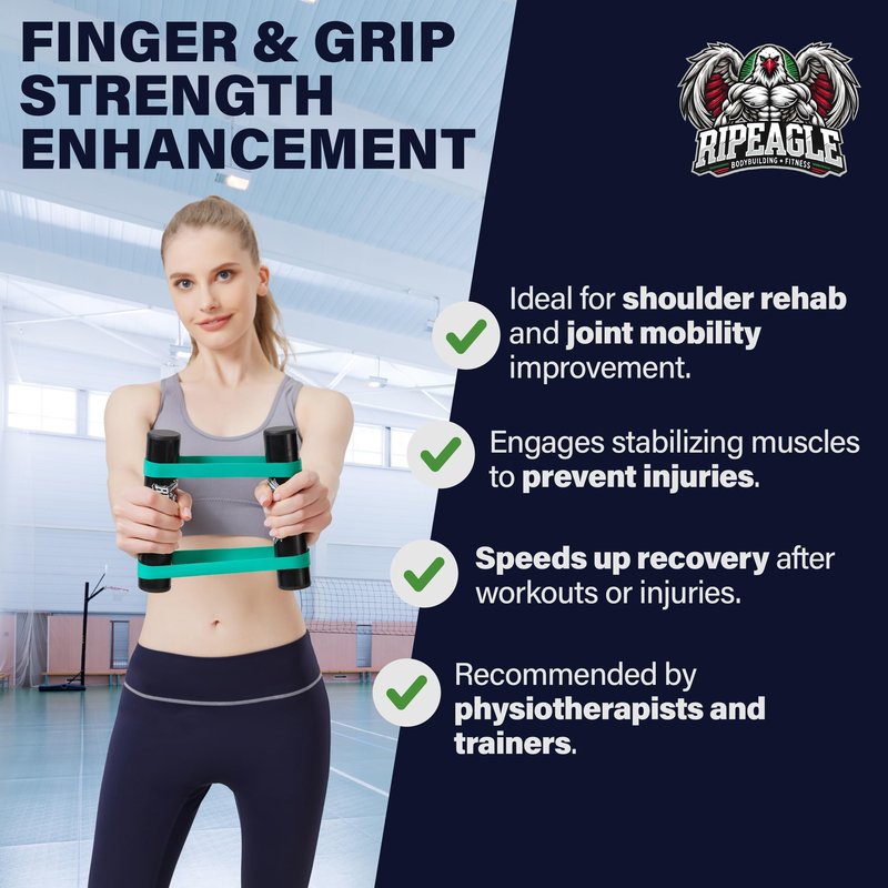 RIPEAGLE Rip Stick Workout Equipment - Adjustable Resistance Bands, Portable Upper Body Exercise Tool for Shoulder, Joint Rehab, Core, Muscle Building, Ripstick Home Gym Strength Training Accessories