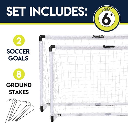Franklin Sports MLS Mini Goal Set - Perfect for Backyard Play | 54-Inch Size