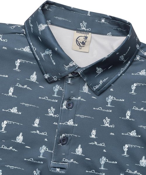 Hardaddy Men's Polo Shirt - Moisture-Wicking Dry Fit Short Sleeve Golf Shirt in Various Colors