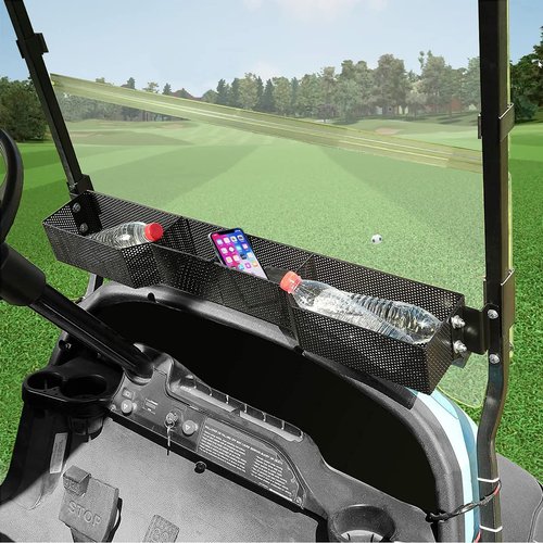 XUANYUDG0769 Golf Cart Inner Front Storage Basket for Club Car Precedent & DS(2000 up) Extended Additional Storage for Golf Carts