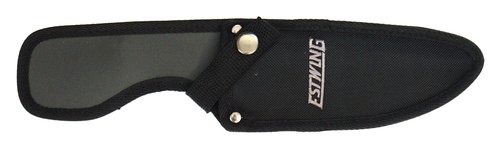 ESTWING Bowie Knife - 6" USA Made Fixed Blade Knife with Forged Steel Construction & Reinforced Nylon Sheath - EBK-6