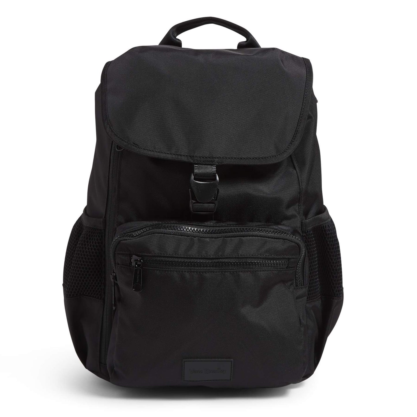 Vera Bradley Women's Recycled Lighten Up Reactive Daytripper Backpack, Black, One Size