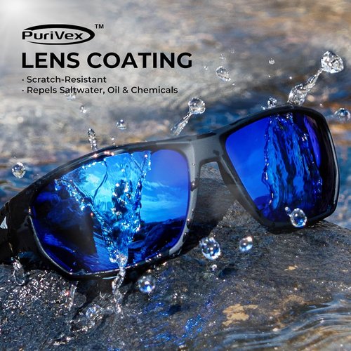 KastKing Merced Floating Polarized Sunglasses - Lightweight TPX Frame with PuriVex Lens Coating | Unisex