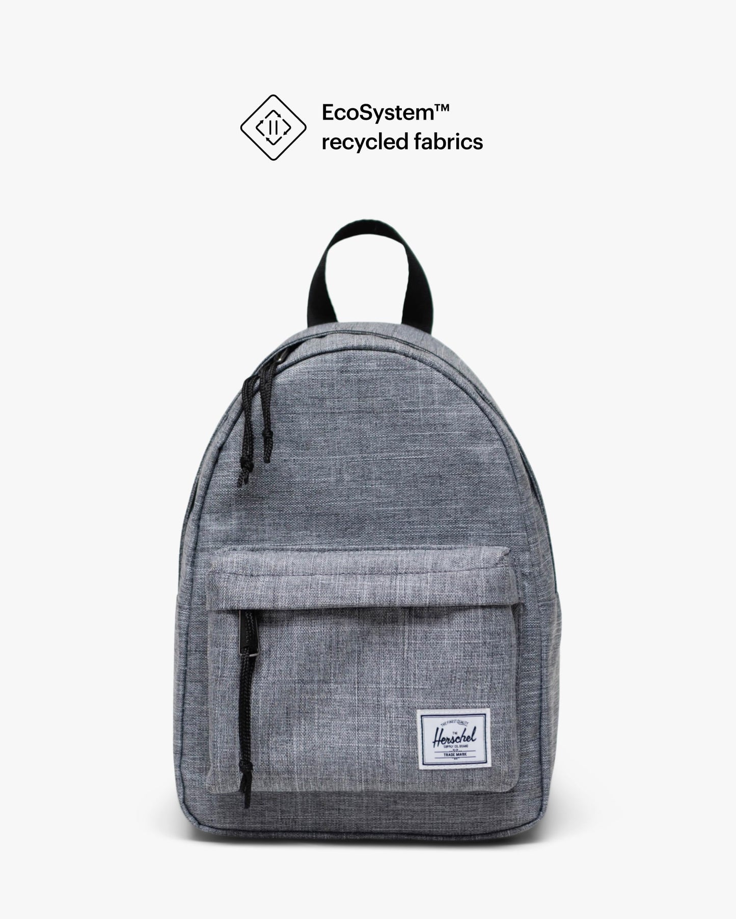 Herschel Classic Backpack, Raven Crosshatch, Mod Mini - 6.5L