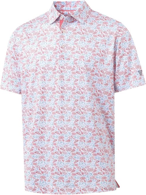 M MAELREG Men's Golf Shirt - Short Sleeve Dry Fit Polo with Moisture-Wicking Performance | Stylish Patterns