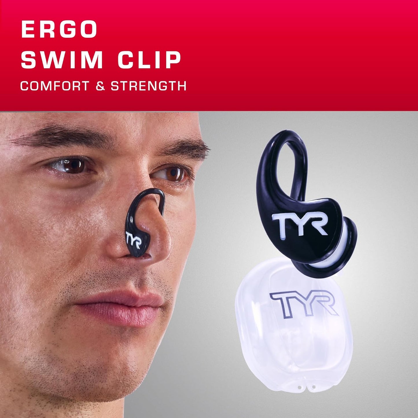 TYR Ergo Swim Clip - Secure Fit for Enhanced Performance | Ideal for Competitive Swimmers