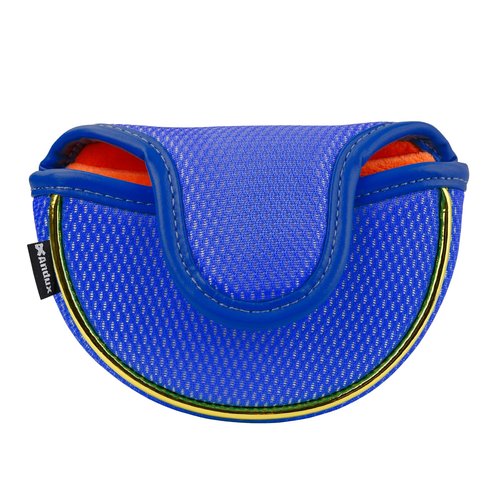 Andux Gold Golf Putter Club Head Covers Half-Mallet Putter Cover Small-Semicircle MT/TG29 (Blue)