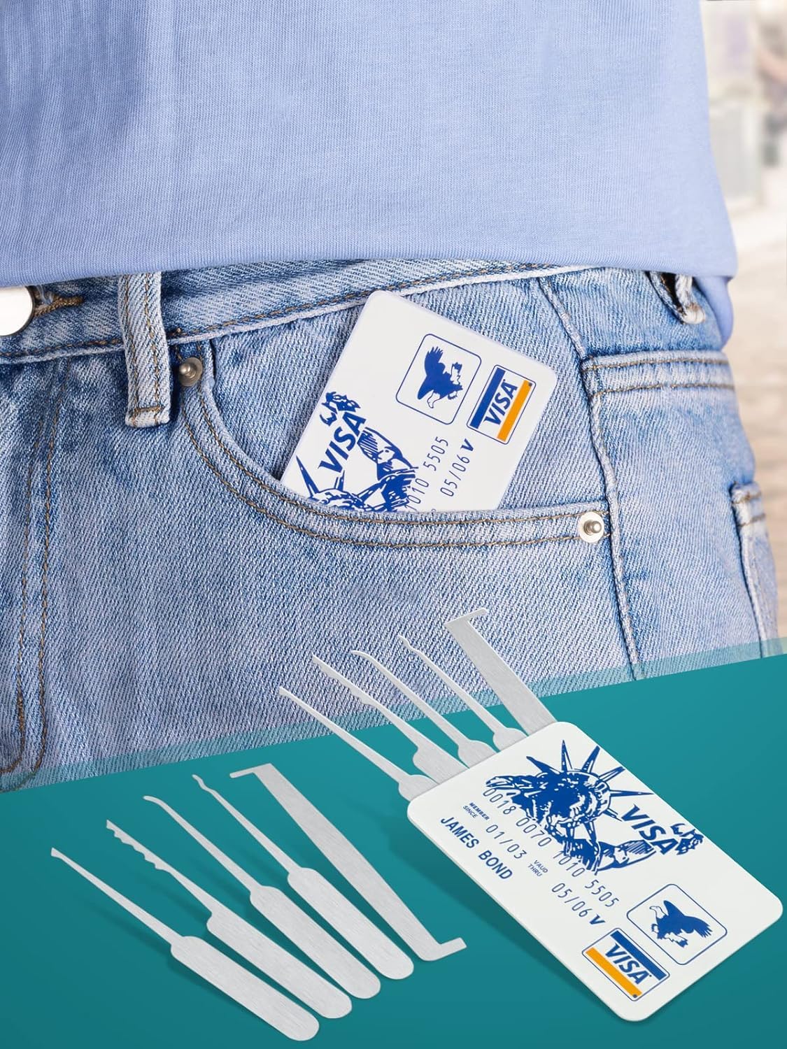 Swinging Doors Padlock Lock Set with Keys Outdoor Solid Brass Keyed Waterproof Lock Kit with Keys Pick for Shed, Gate Set, School Gym Locker, Fence, Toolbox, Hasp Storage Picking KHNB-39851