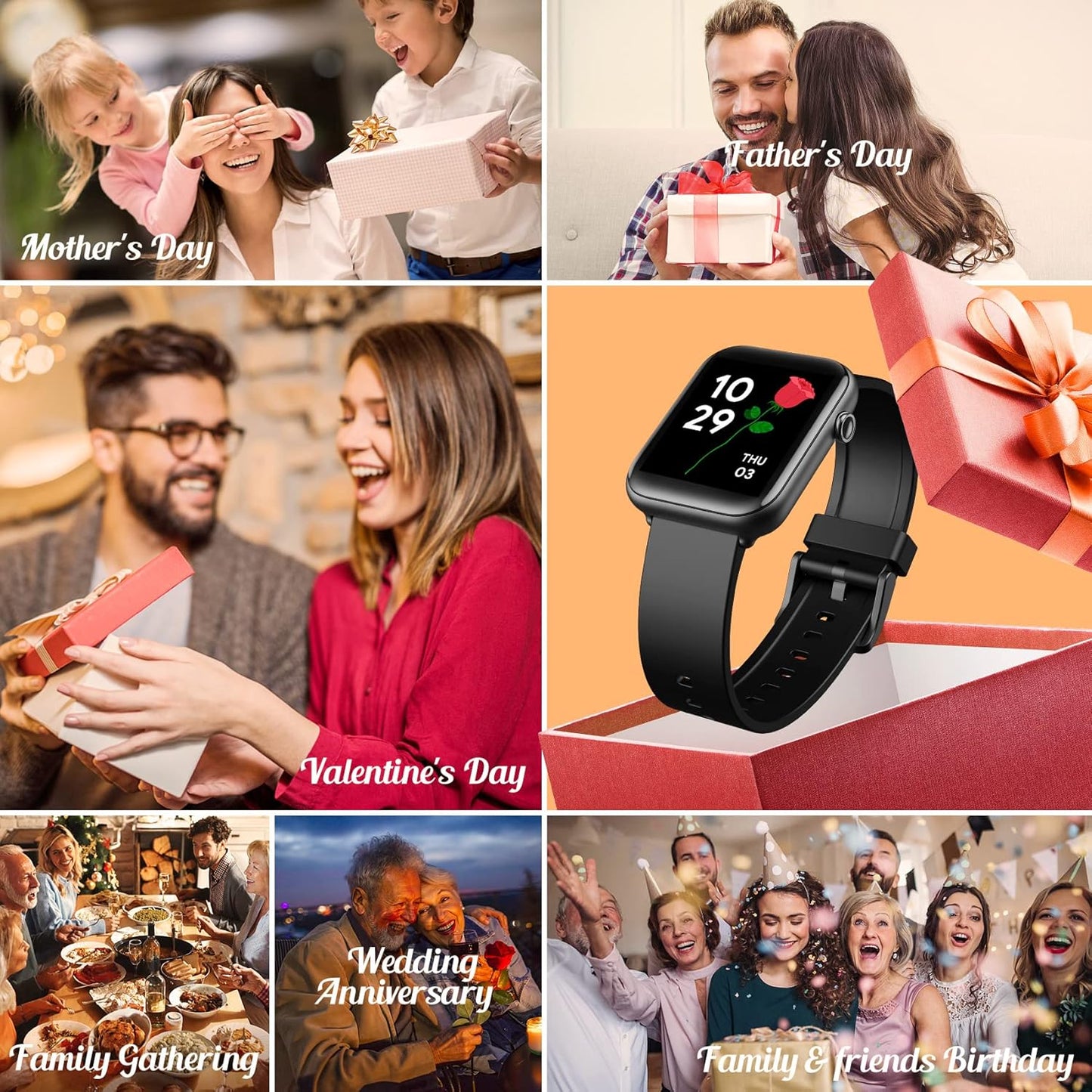 Ticwatch GTH Smartwatch - 24H Skin Temperature & Blood Oxygen Monitoring | 5ATM Water Resistant, 10-Day Battery Life