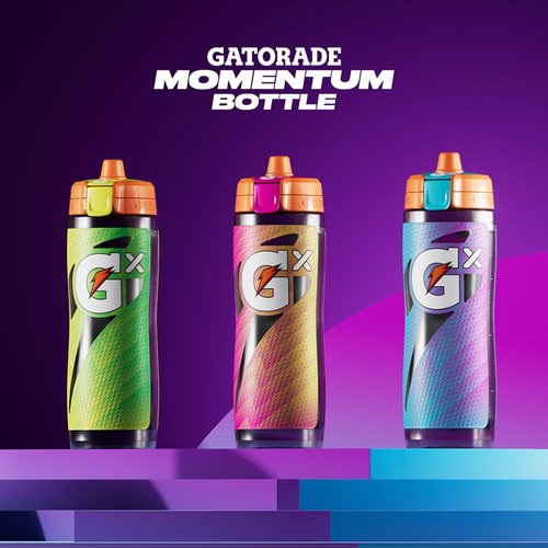 Gatorade Gx Bottle - Momentum Neon Blue | Hydration On-The-Go, Durable Design