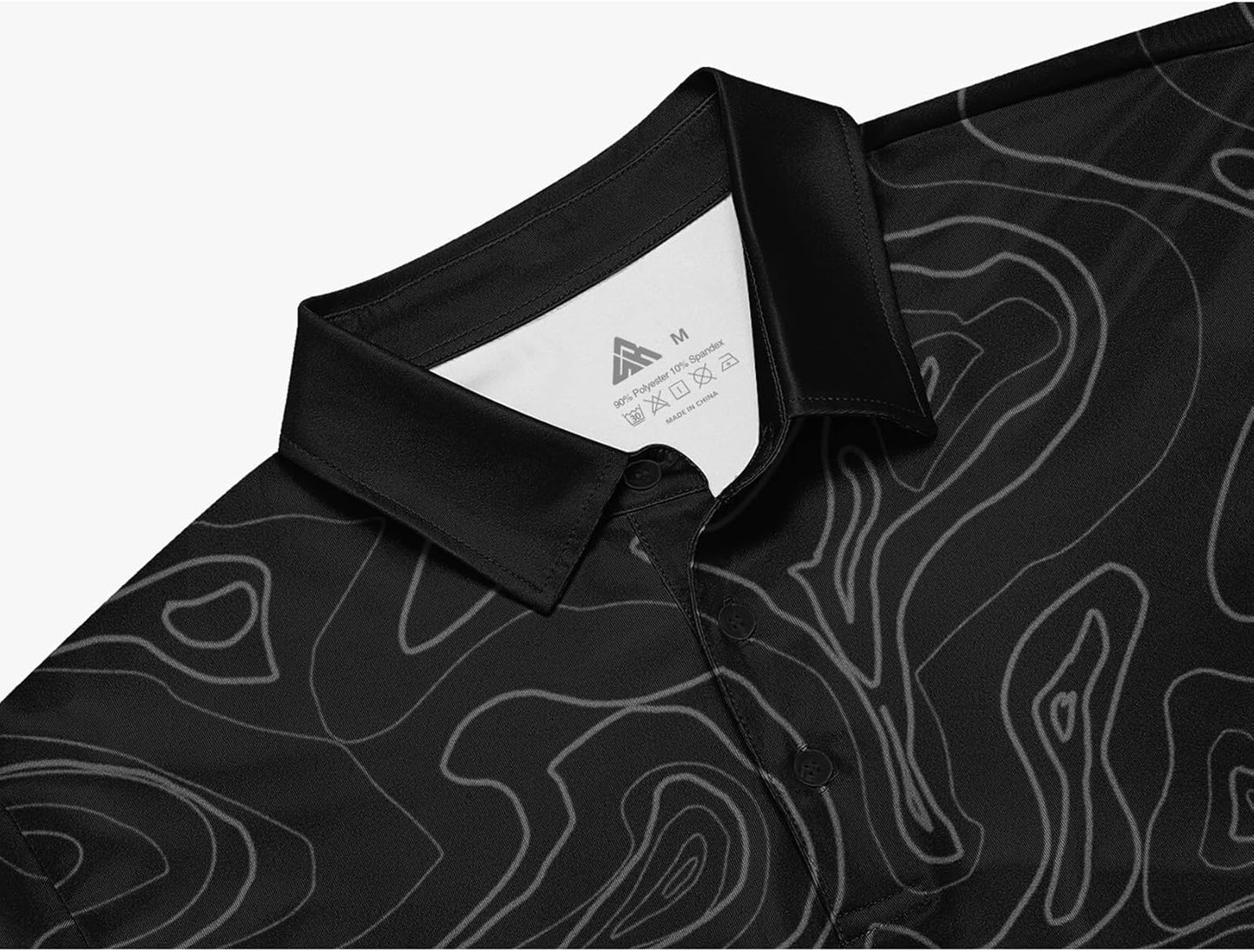 ZITY Men's Golf Polo Shirt - Short Sleeve Performance Moisture-Wicking Collared Design | Casual & Golf Wear